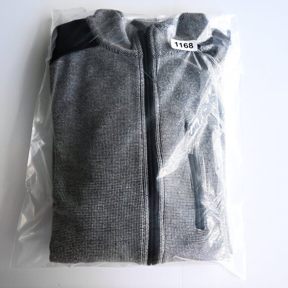 KENNETH COLE Reaction Men's Gray/Black Sweater Jacket - Size L - Picture 7 of 7